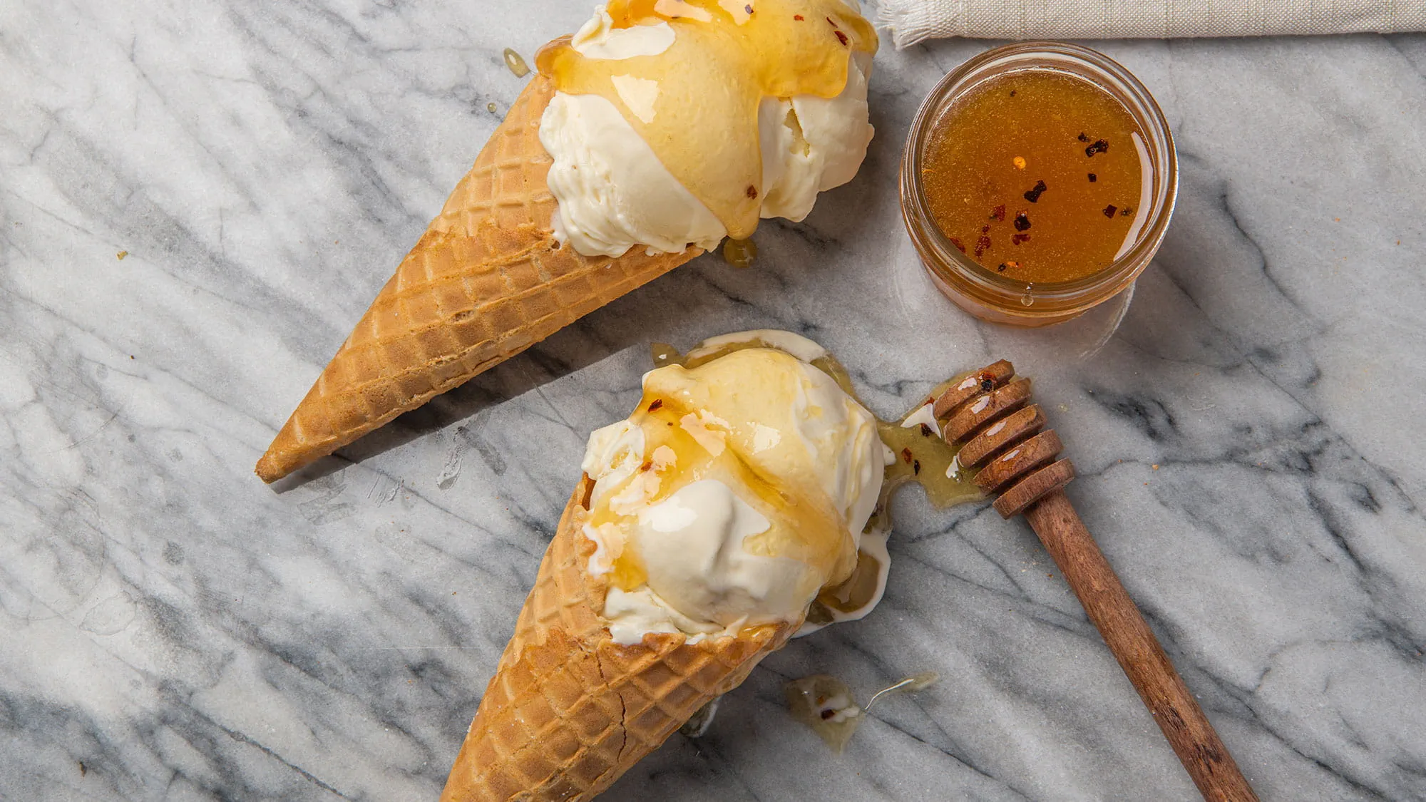 No-Churn Garlic Ice Cream