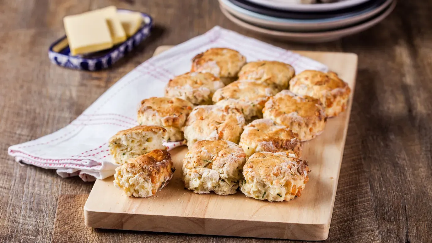 Cheese and Chives Scones
