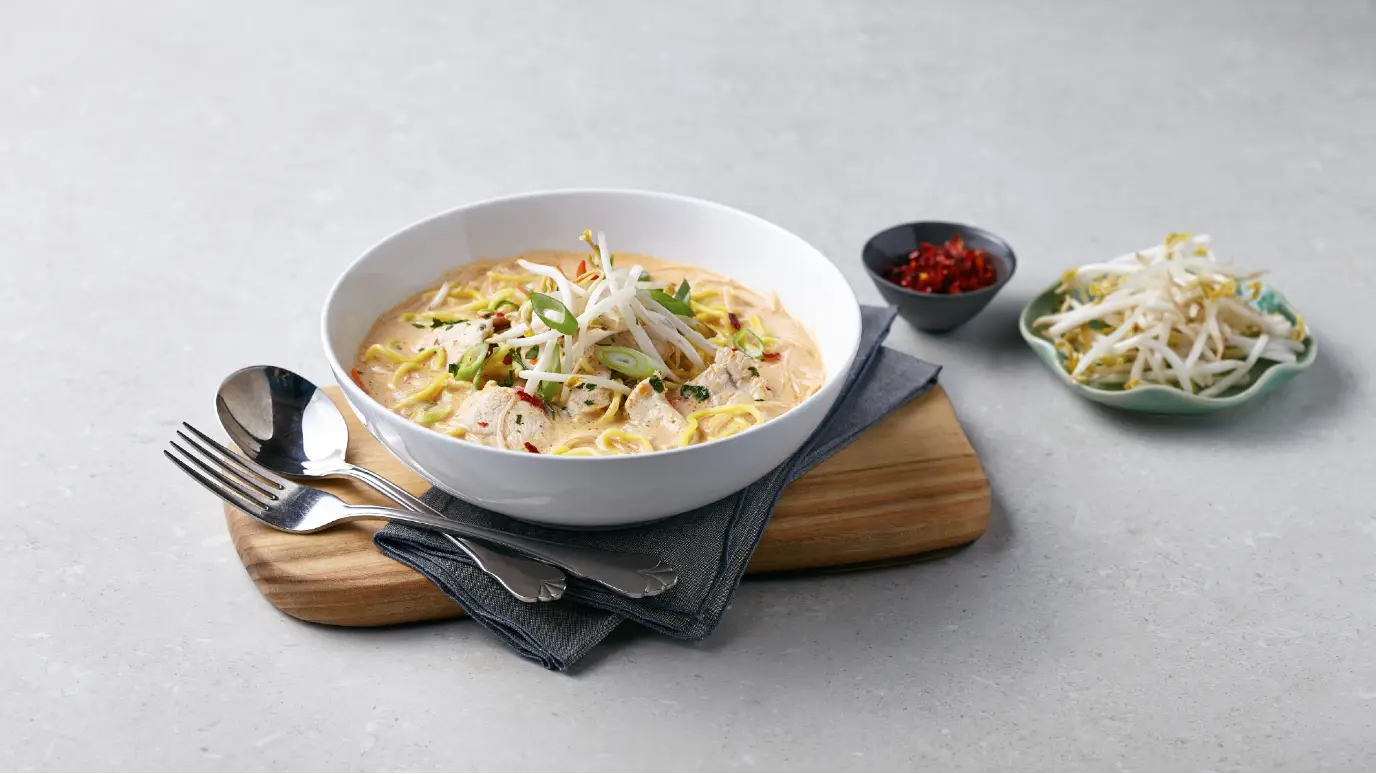 Chicken Laksa with Lemongrass and Coriander