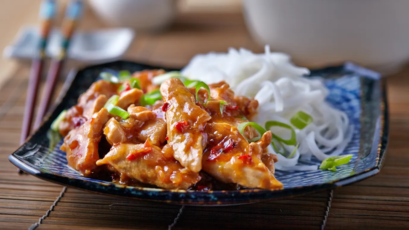 Chinese Orange Peel and Ginger Chicken