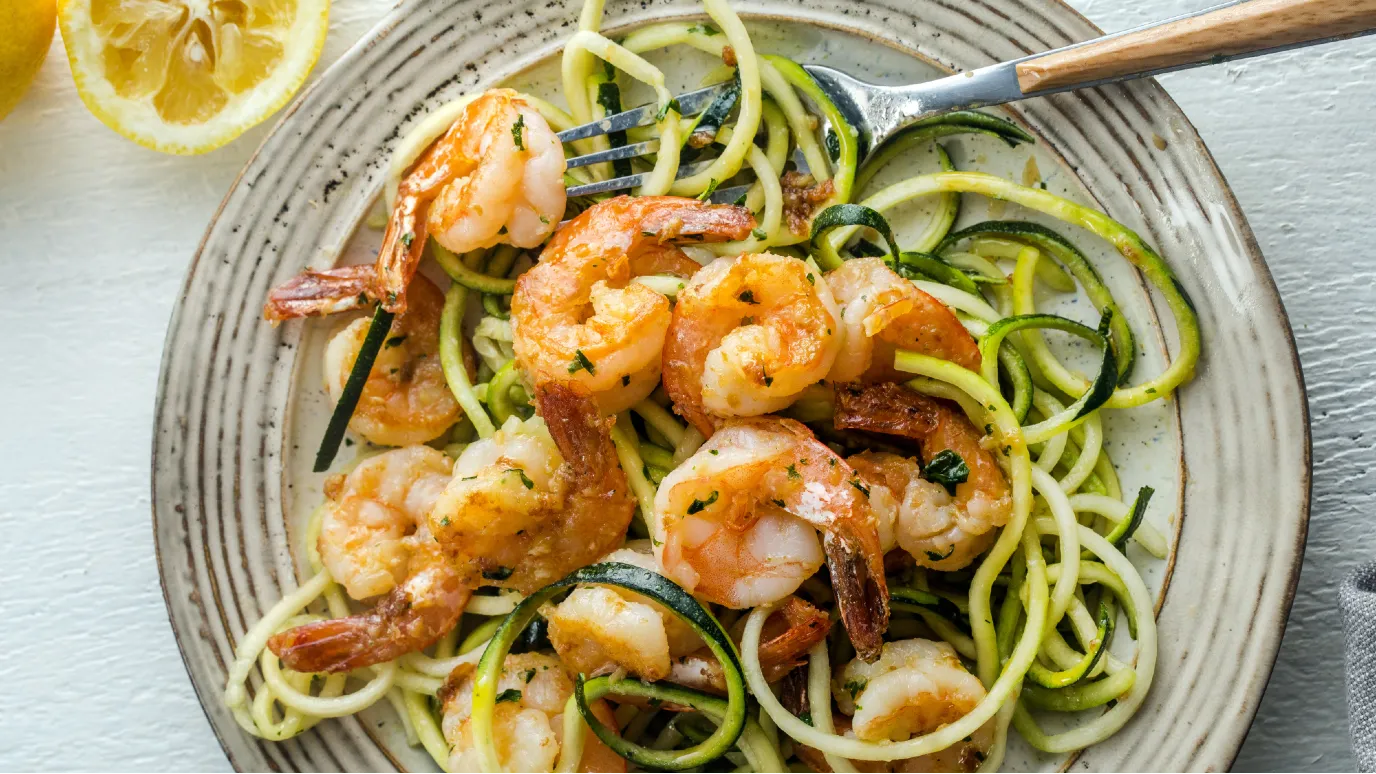 Shrimp Scampi with Zucchini Noodles