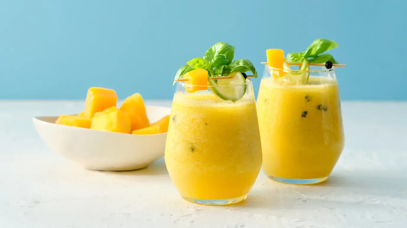 Mango Basil Mocktail
