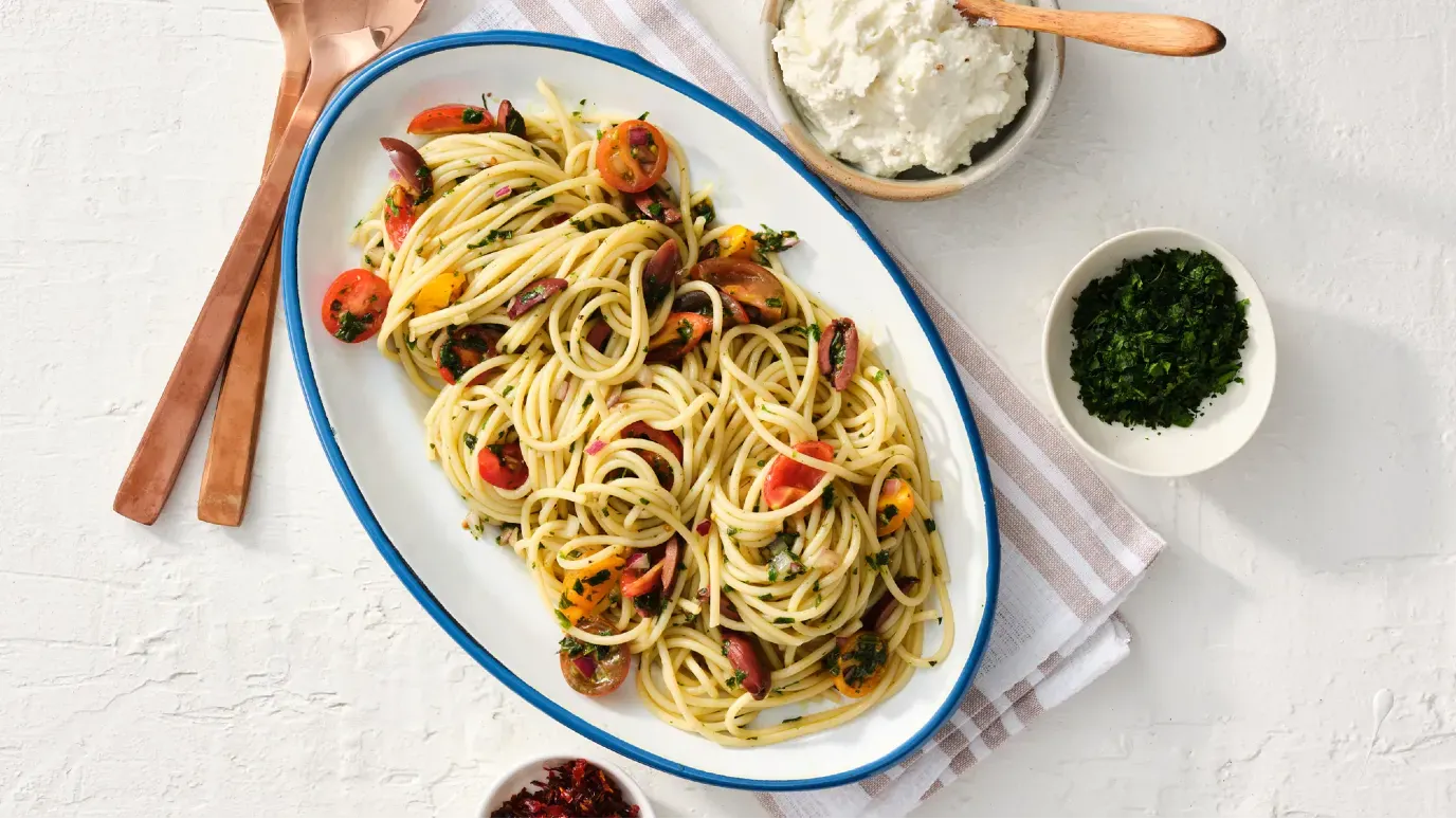 No cook summer sauce pasta