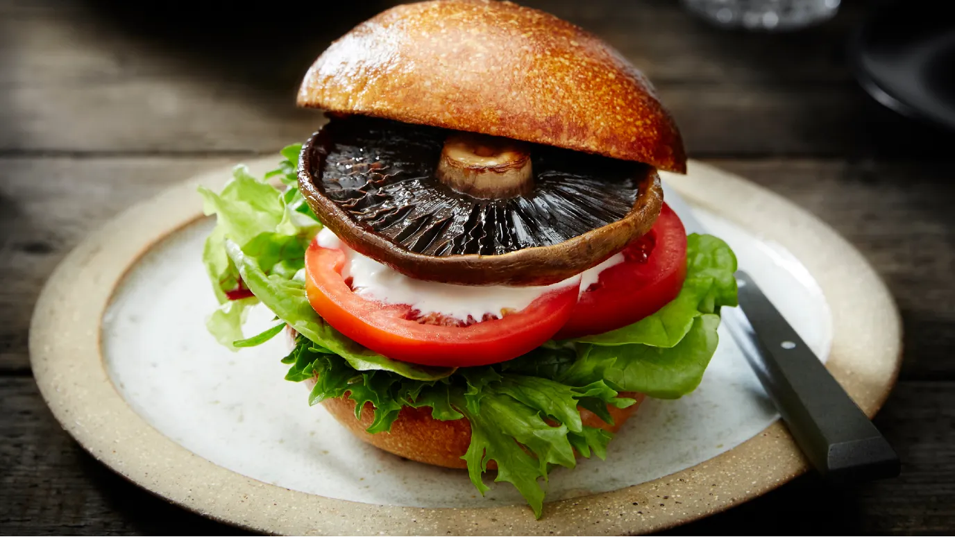 Portobello BBQ Mushroom Burger