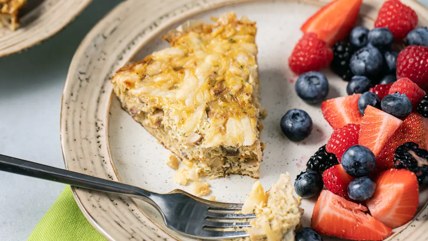 Basil Mushroom Frittata