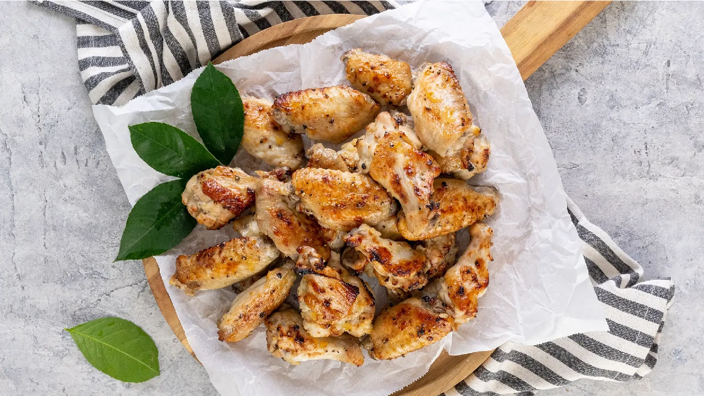 Roasted Zesty Chicken Wingettes