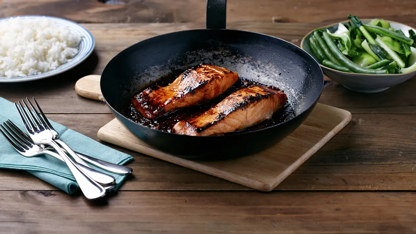 Sticky Ginger Salmon