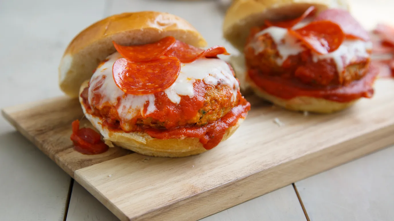 Turkey Pizza Burger