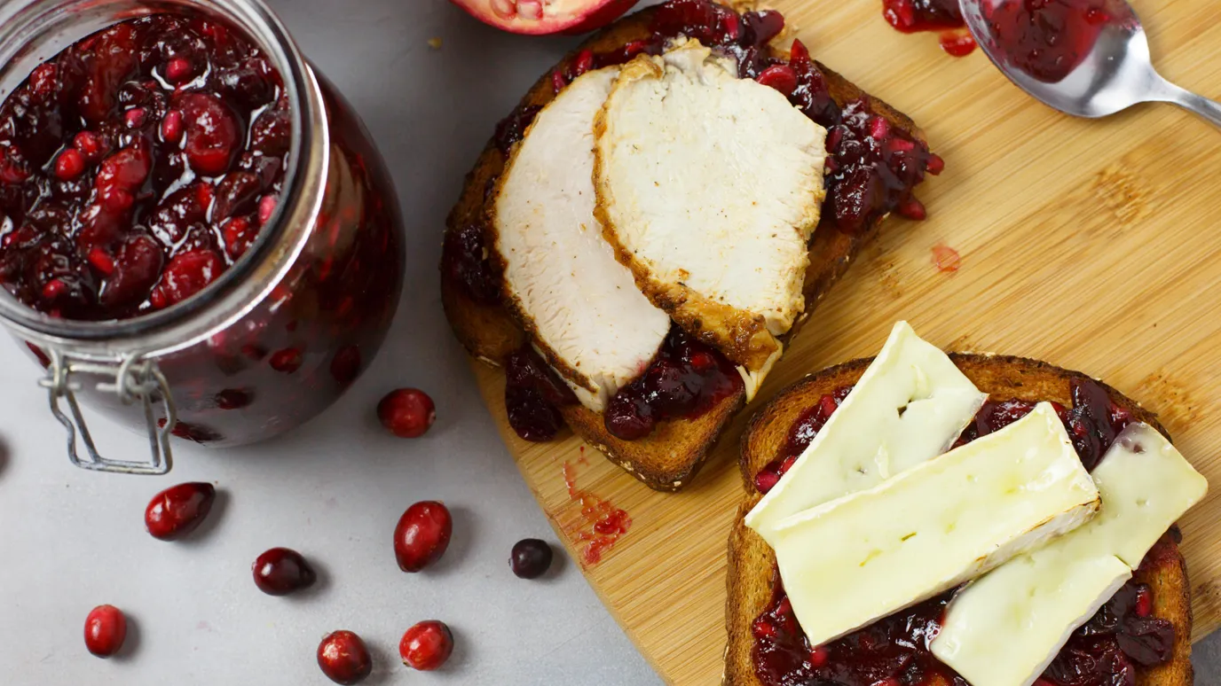 Cranberry Ginger Pomegranate Relish