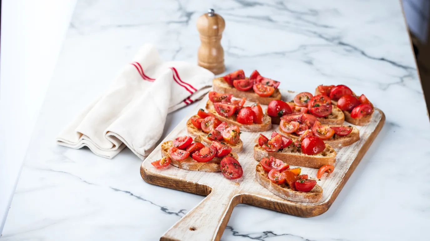 Tomato Basil Bruschetta