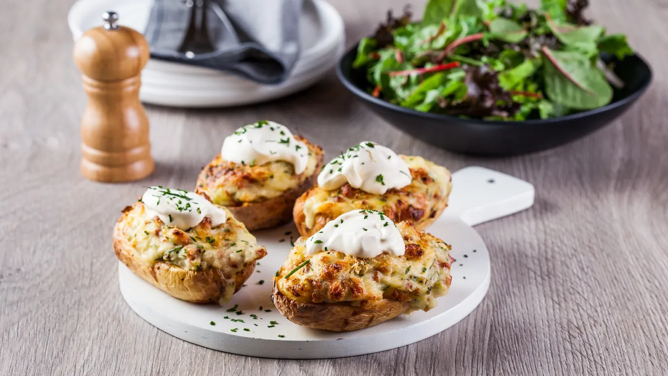 Twice-Baked Stuffed Spuds