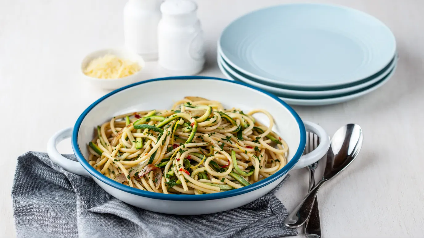 Zucchini and Lemon Spaghetti